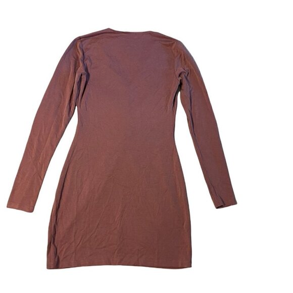 NWT Bobi Black Mauve Front Knot Dress - Picture 6 of 6